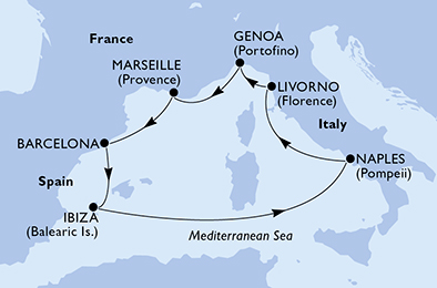 Crociera MSC Divina partenza da Napoli